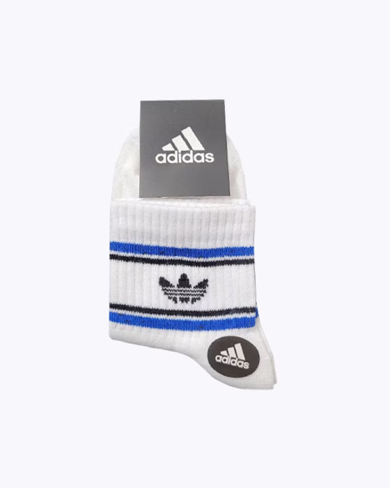جوراب پسرانه طرح سه خط adidas